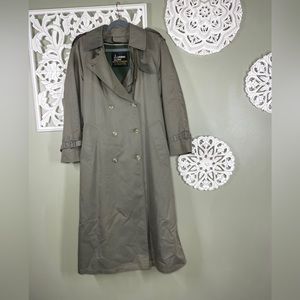 London Fog Olive Trench Coat